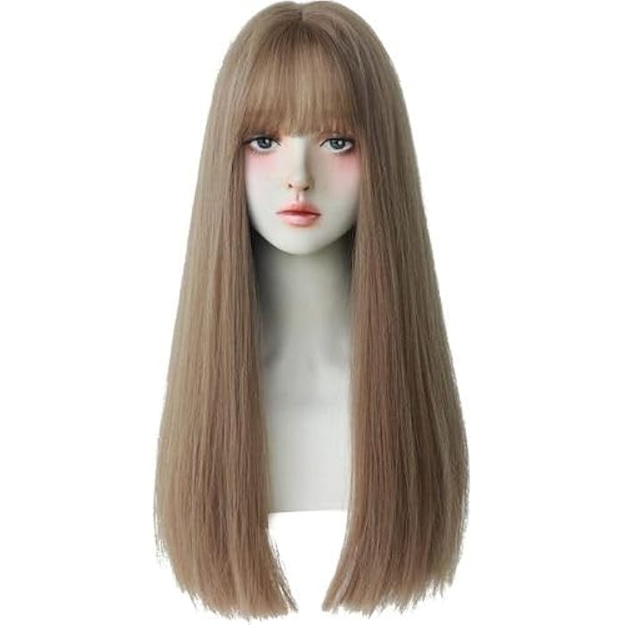 DILLARDS Wig Long Straight Light Brown Blonde Wig - Image 2